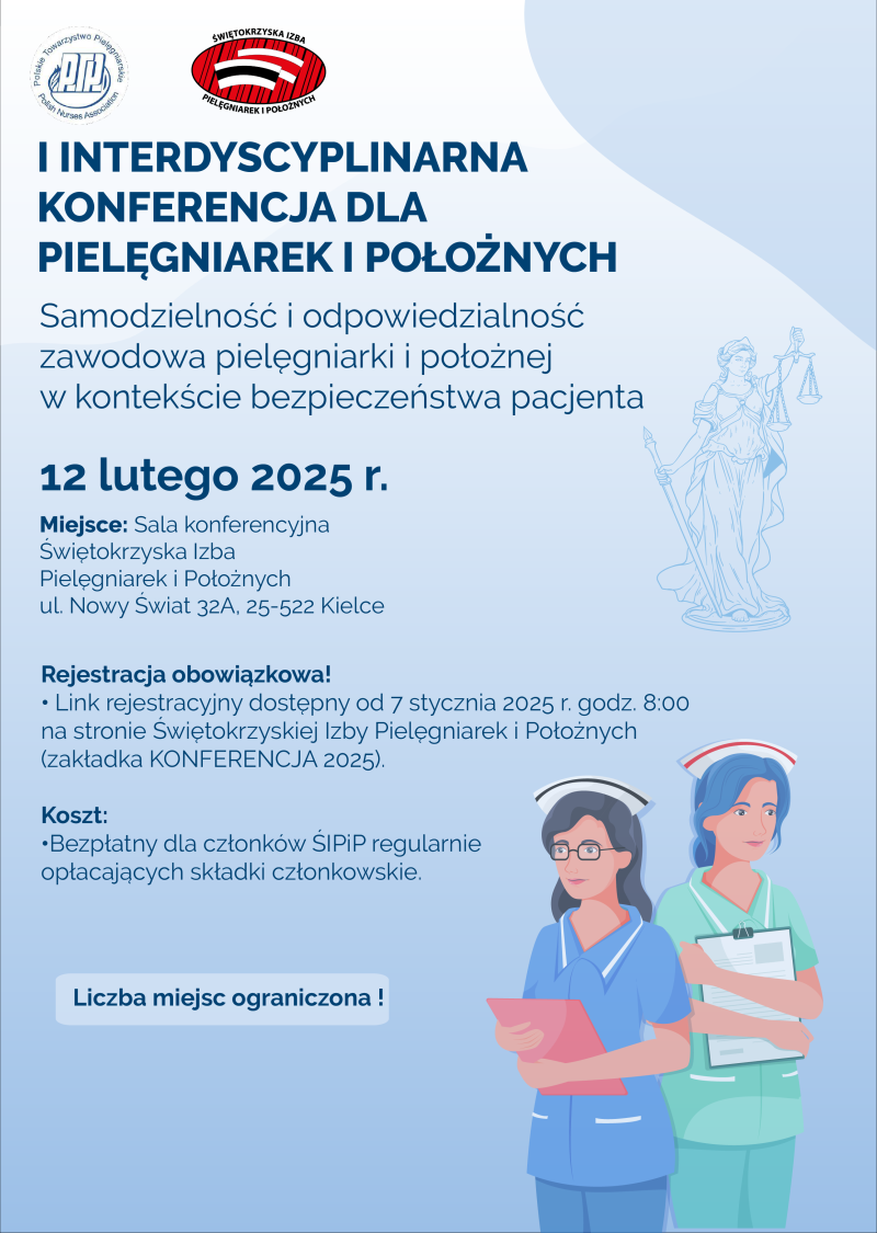 I Interdyscyplinarna Konferencja Pielęgniarek i Położnych w dniu 12.02.2025 