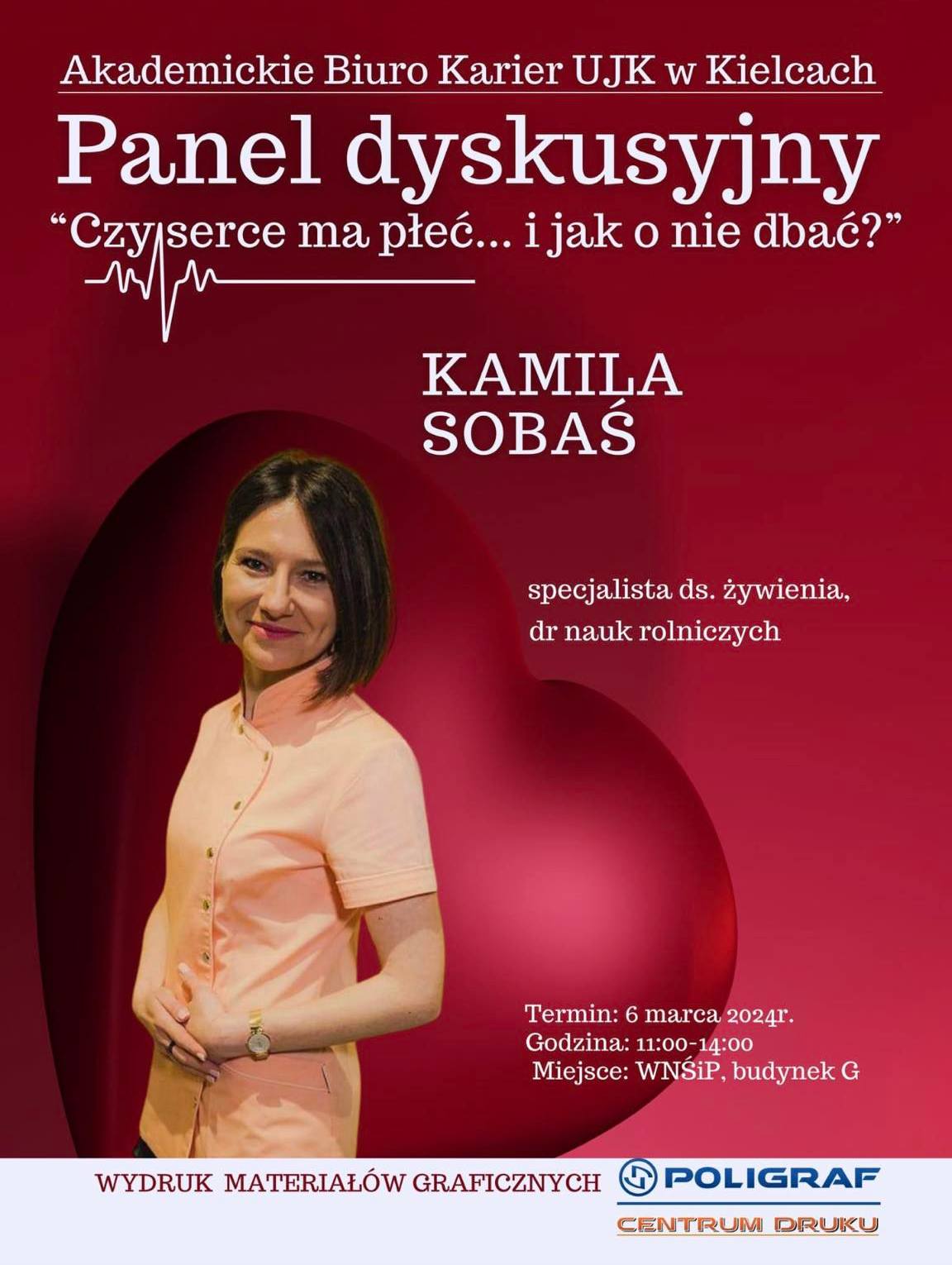 Panel dyskusyjny - Czy serce ma płeć - Kamila Sobas