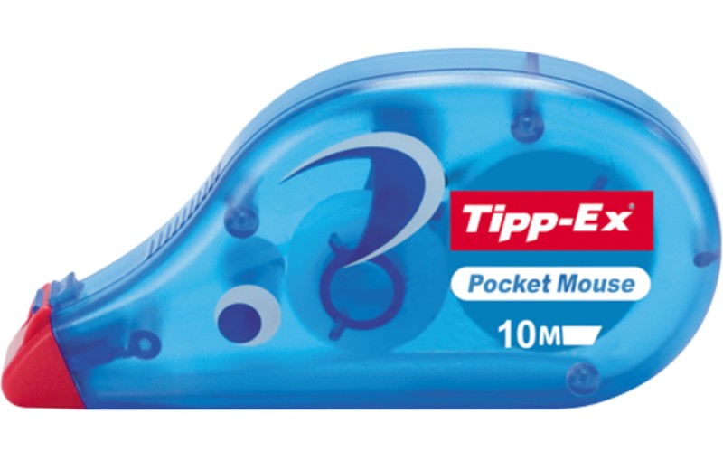 Tipp-Ex korektor niebieski. Pocet Mouse 10m